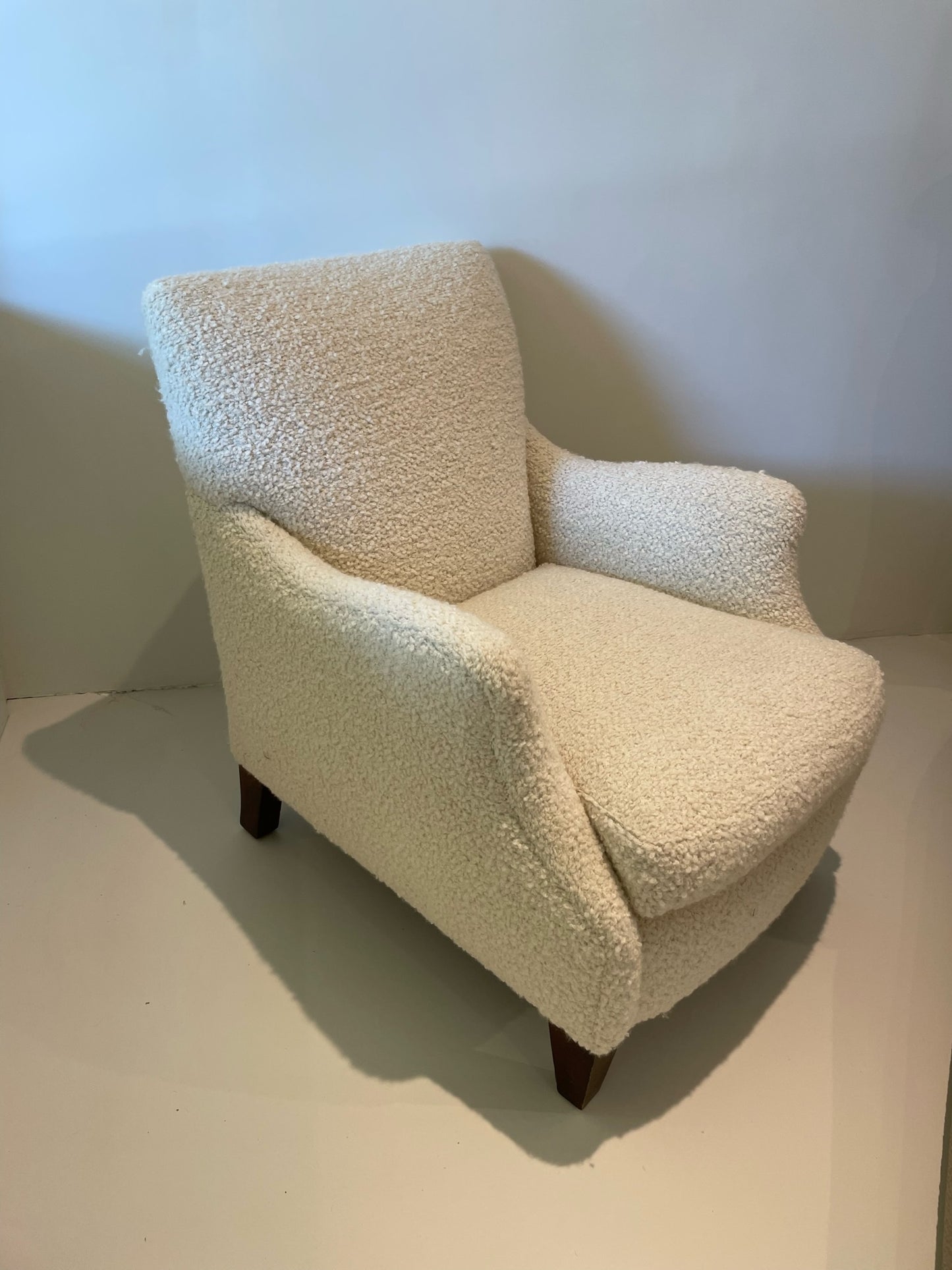 Pair of Alpaca Cream Armchairs