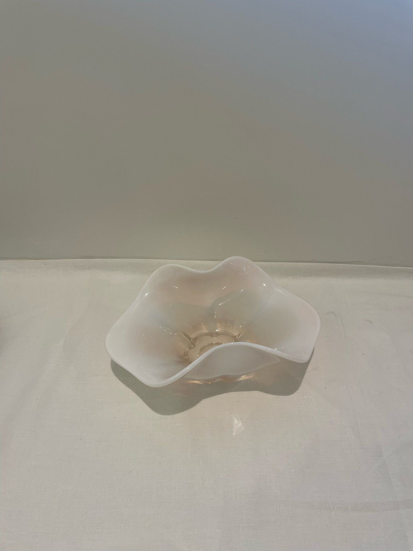 Shell-Like Art Glass Bowl