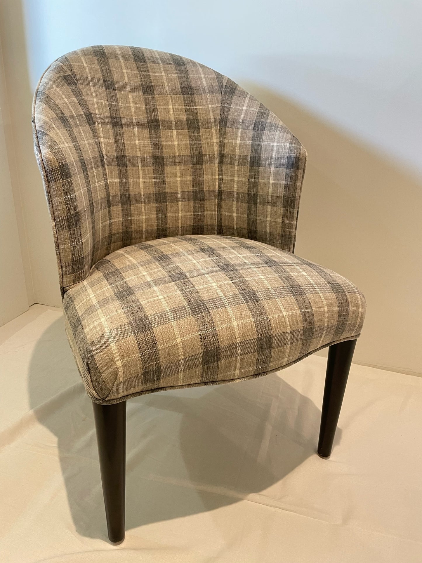 Plaid Accent Chair