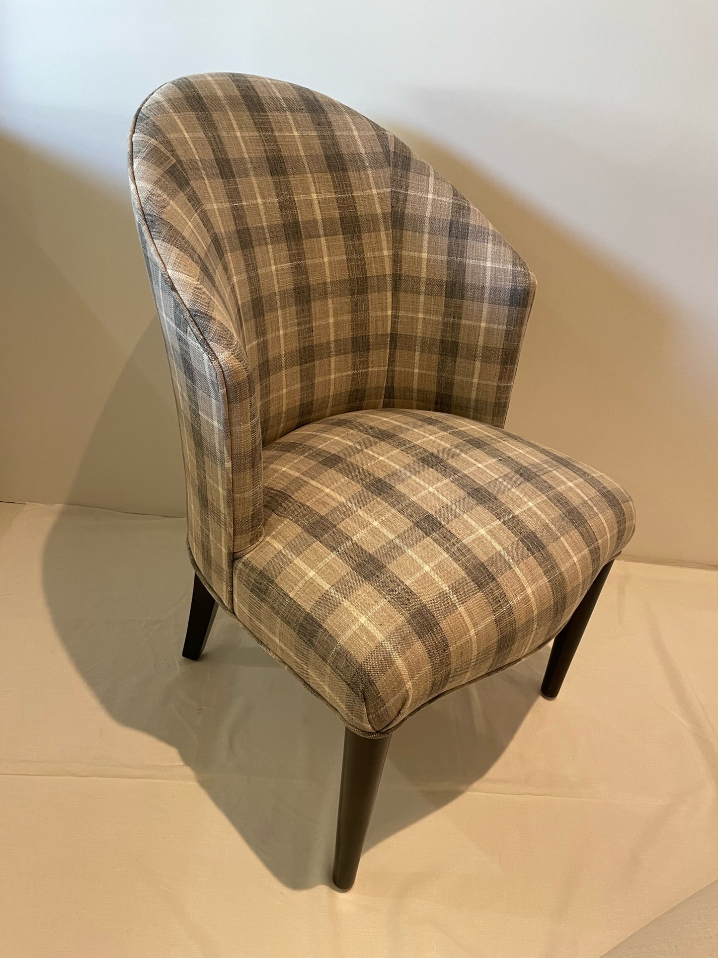 Plaid Accent Chair