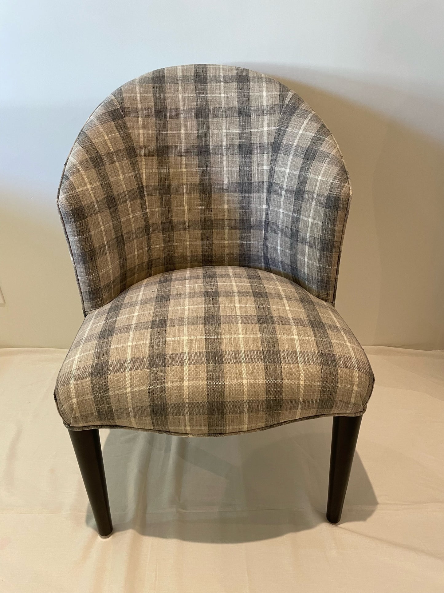 Plaid Accent Chair