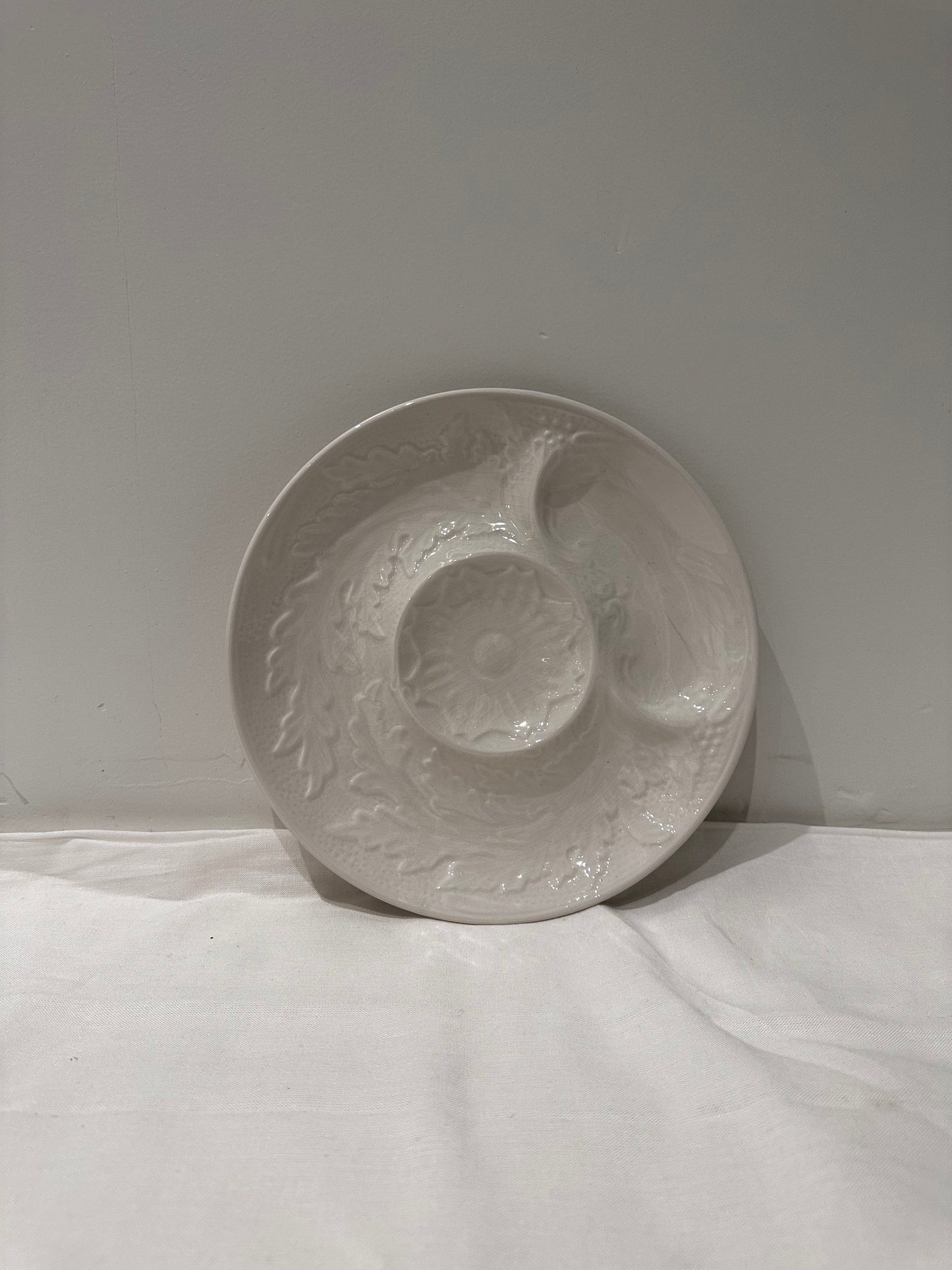 Vintage Pottery Artichoke Plate, Continental