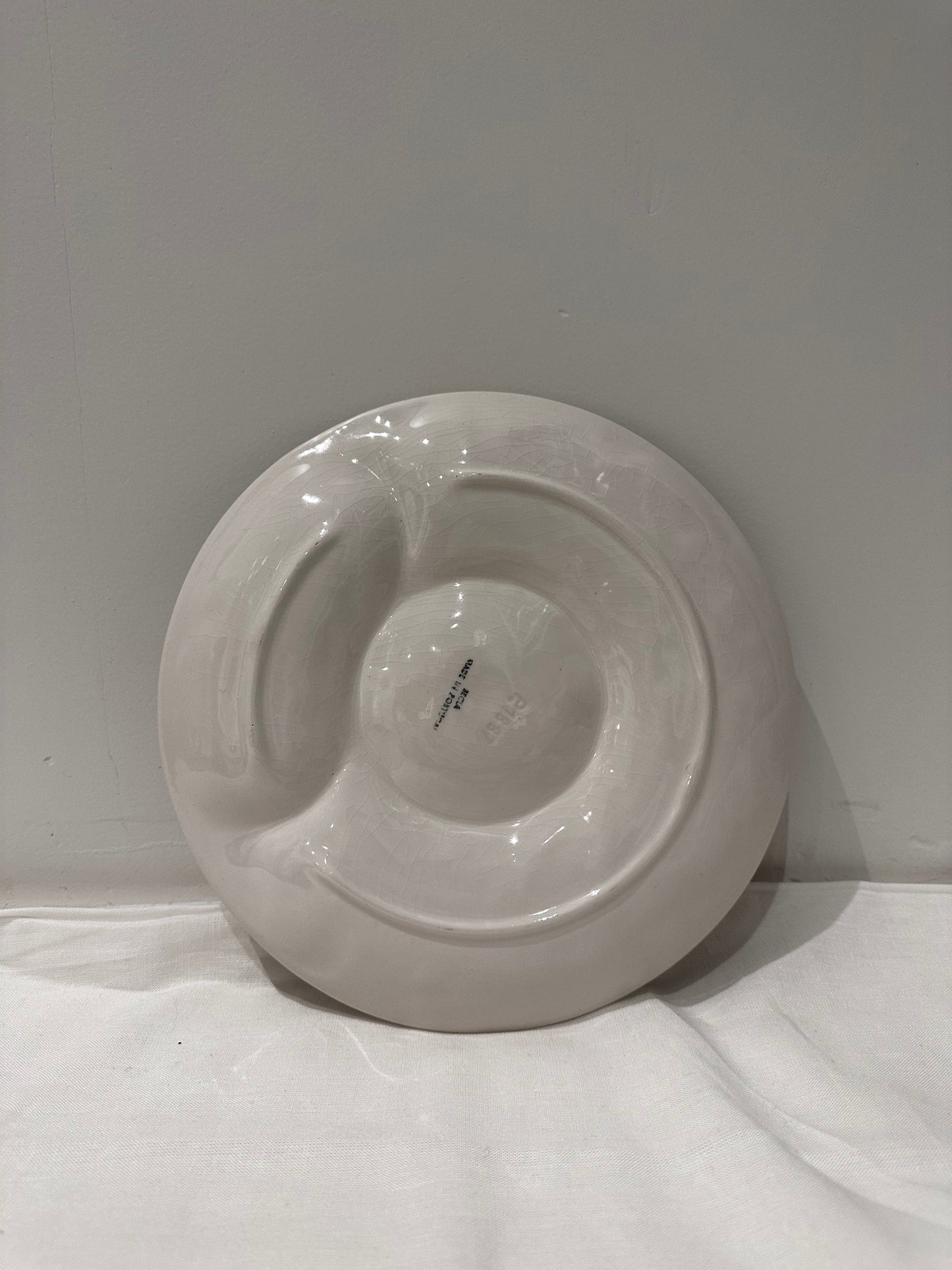 Vintage Pottery Artichoke Plate, Continental