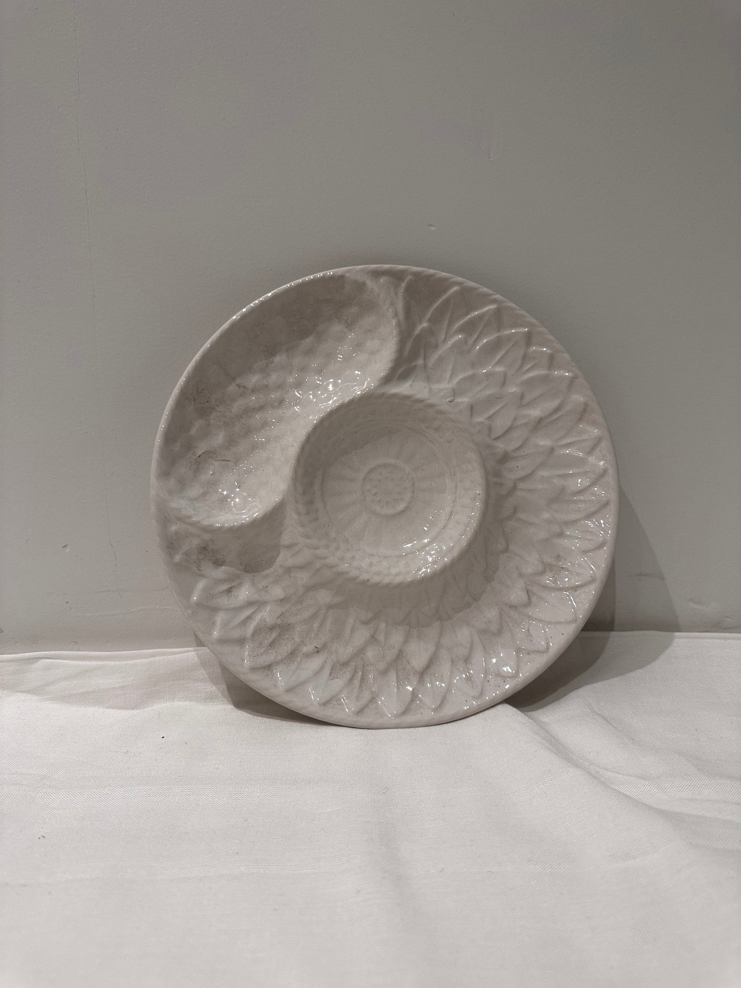 French Earthenware Artichoke Plate