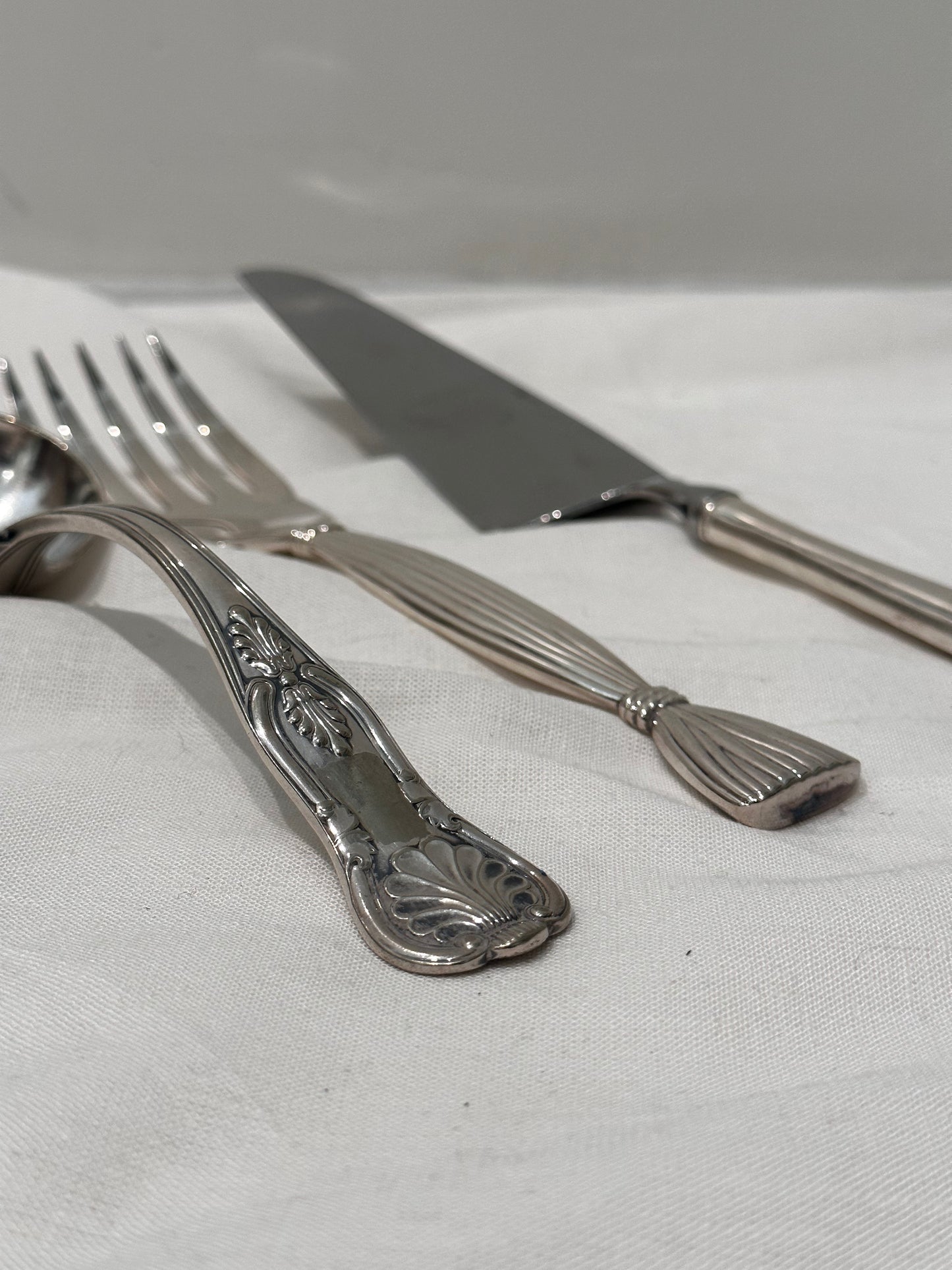 Silver Serving Pieces, Set of 3