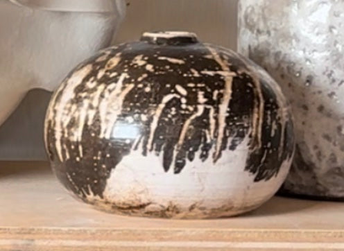 Stout Raku Vase