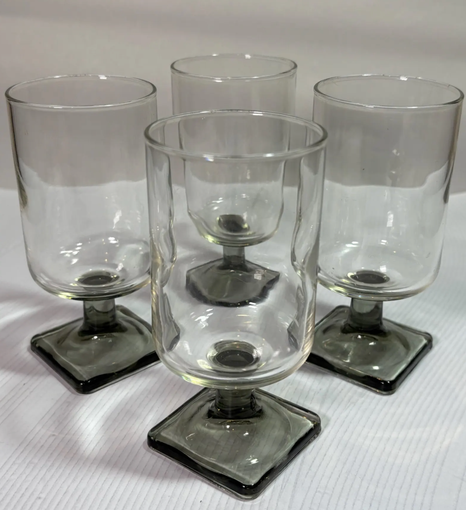 Vintage Mid Century Glasses, Set of 4