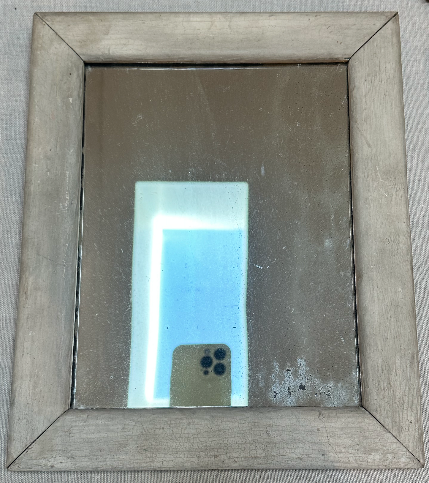 Distressed Wood Wall Mirror