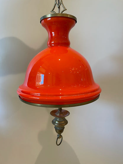 Orange Pendant Light