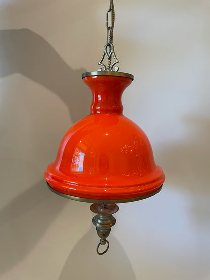 Orange Pendant Light