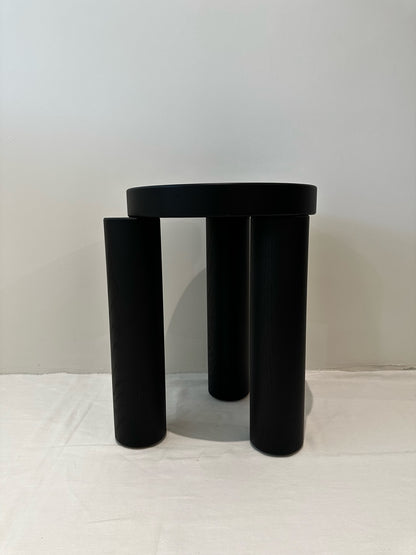 Column Side Table, Black