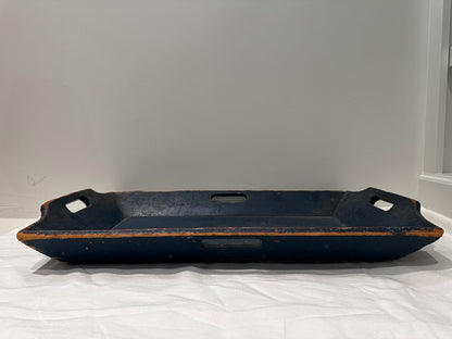 19th Century Blue Painted Tray