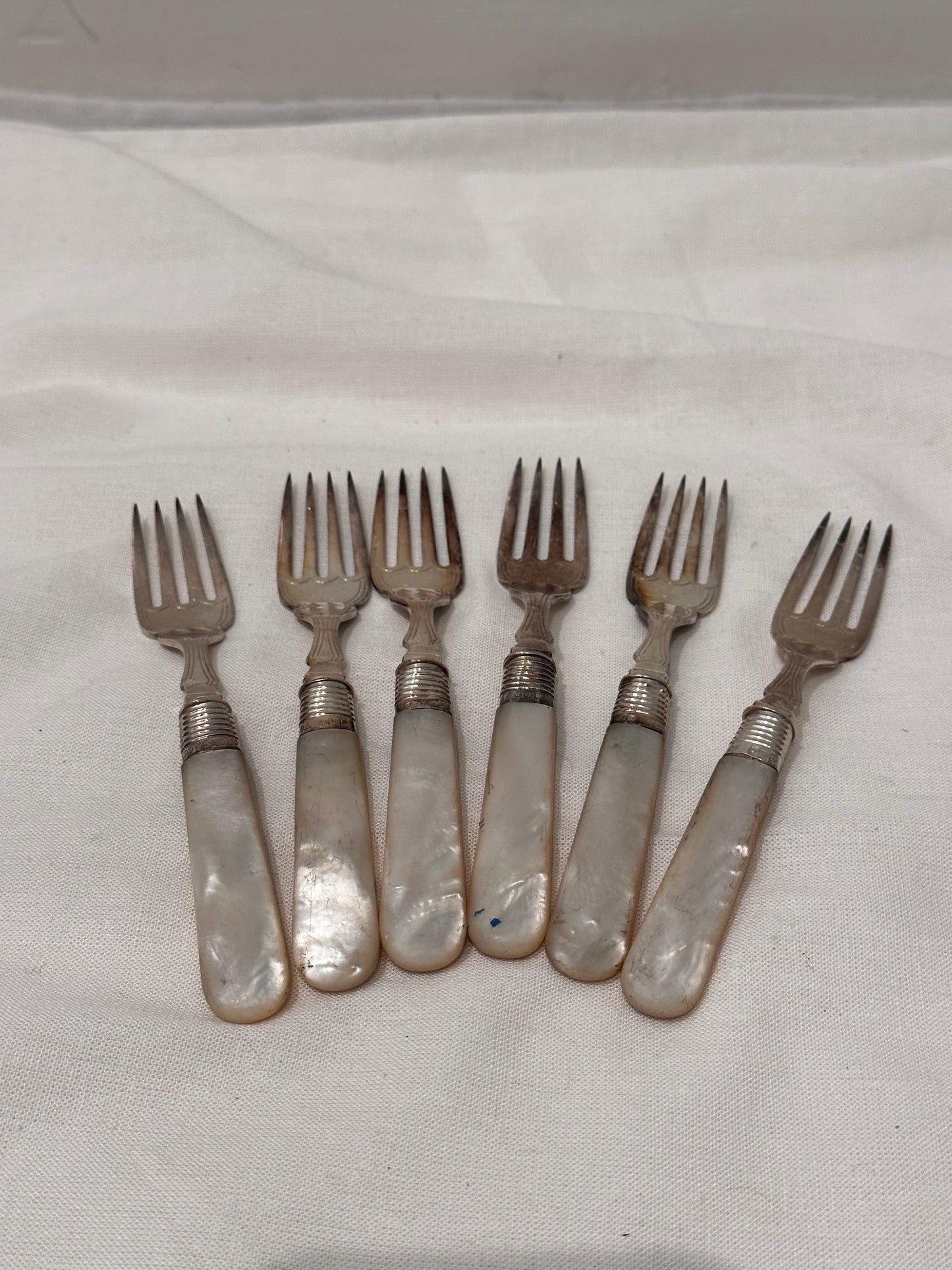 Victorian Seafood Forks, Set of 6