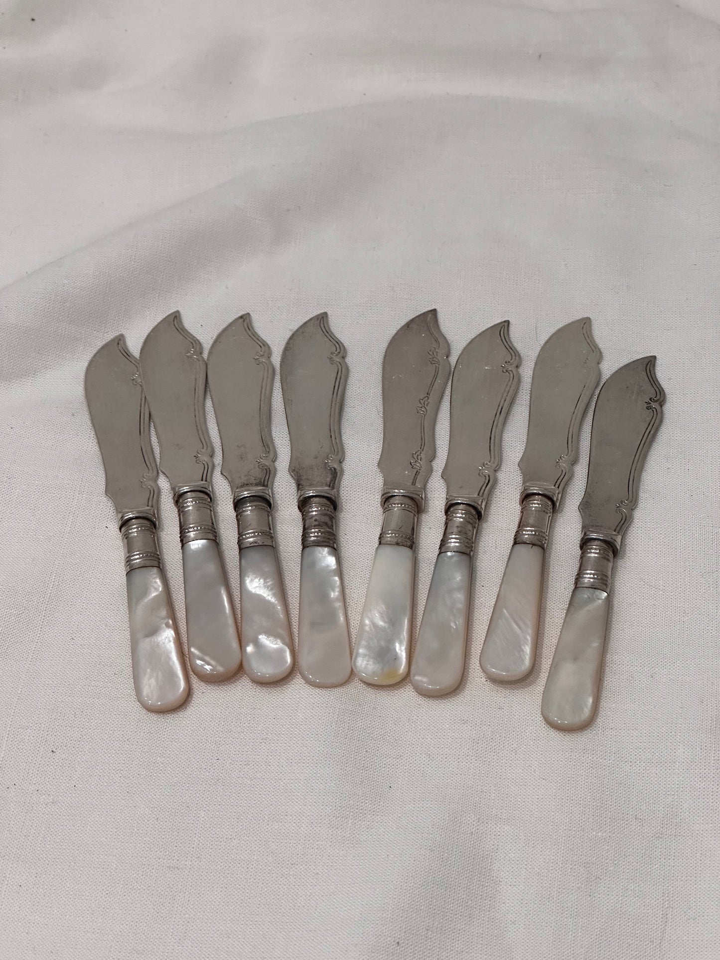 Victorian Seafood Knives, Set of 8