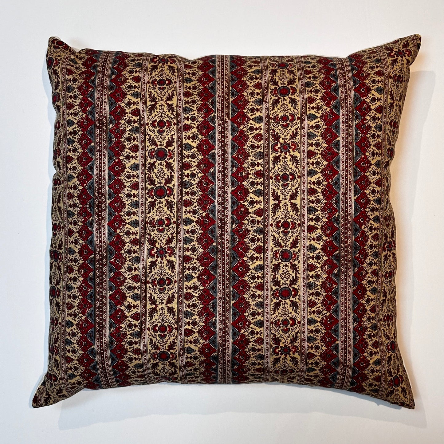 Botanical Striped Pillow