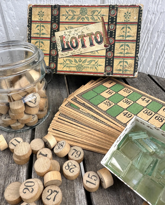Vintage Lotto Game 1940s